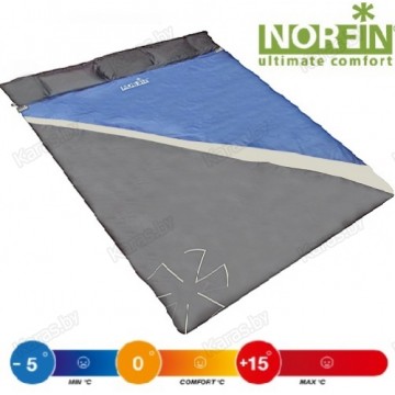 Cпальный мешок-одеяло двухместный Norfin SCANDIC COMFORT DOUBLE 300 NFL (-5°С)
